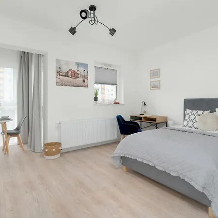 Апартаменты Minimalist Wojciechowskiego With Parking In By Renters Познань